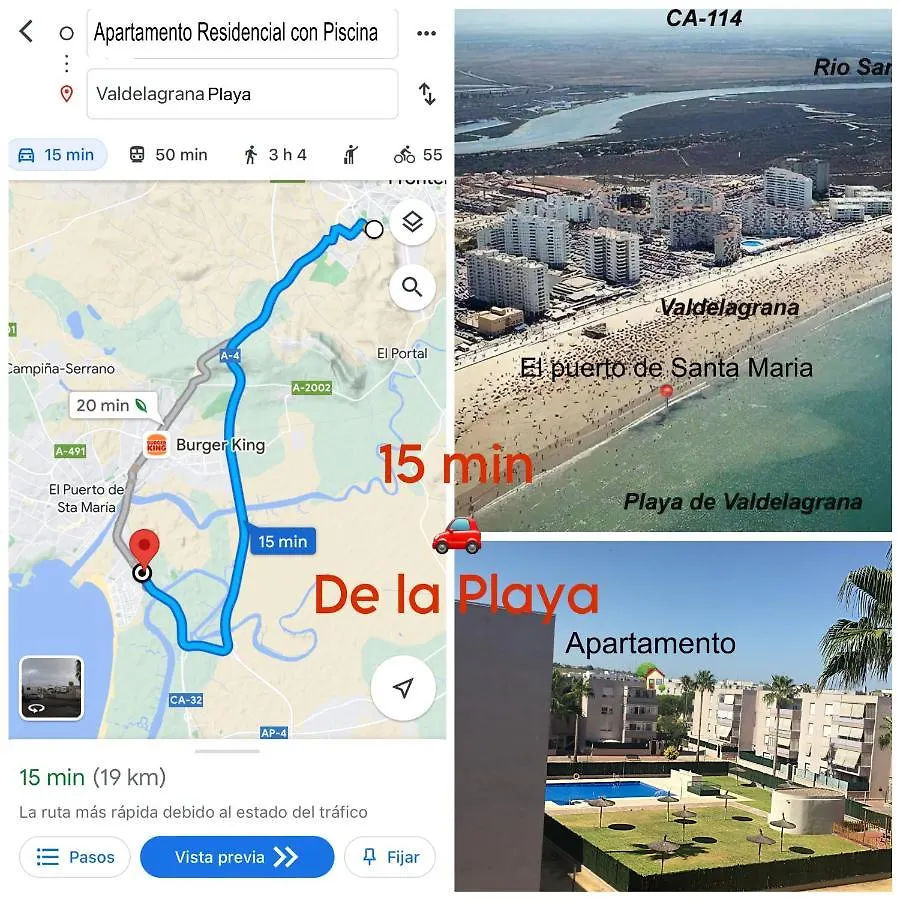 Apartmán Apartamento Jerez Sur - Con Piscina Y Garaje Jerez de la Frontera